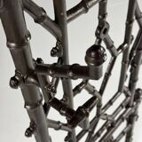 Faux bamboo coat rack cast iron ca. 1890