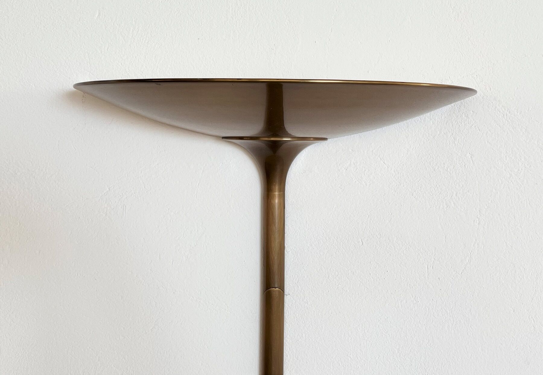 Florian Schulz Vintage Wall Sconce in Brushed Brass, 1970s