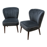Pair of Smocker armchairs, Dutch Bone