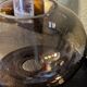 Globe en verre fumé