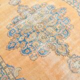 Tapis persan bleu classique 7x11, 222x330cm