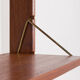 Norwegian free standing wall unit in teak by Torbjorn Afdal, 1960s