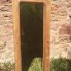 Beveled mirror oak frame