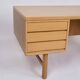 Freestanding desk - six drawers - oak - Omann Junior - Danish design - 1960s