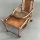 Wooden high chair for doll or bather, antique toy