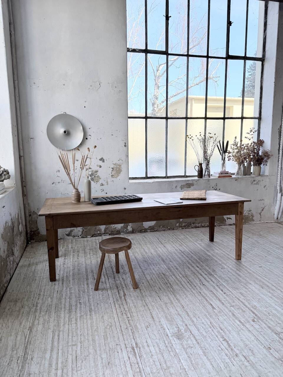 XL oak farmhouse table 1950 235cm