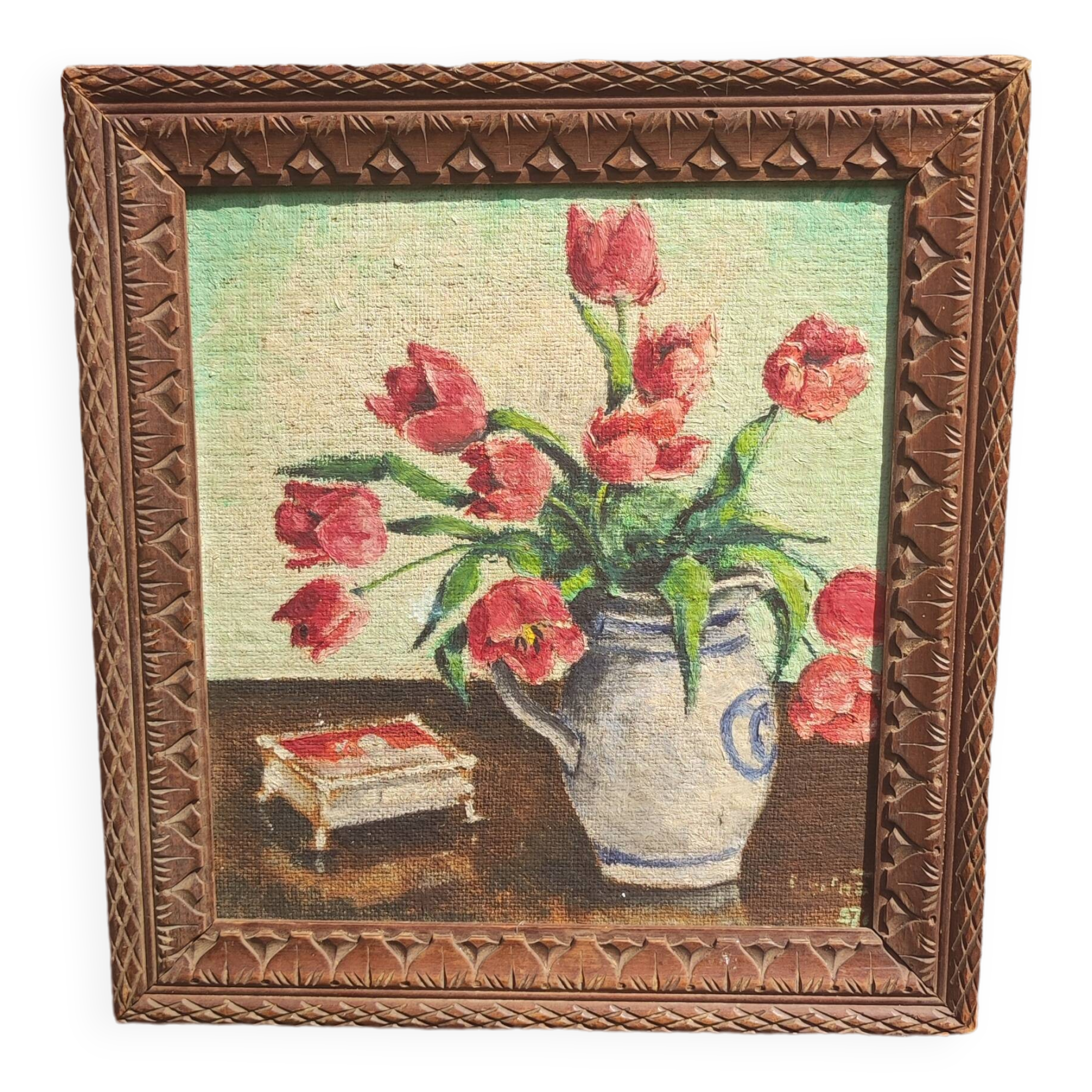 Painting Tulips 1957