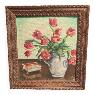 Painting Tulips 1957