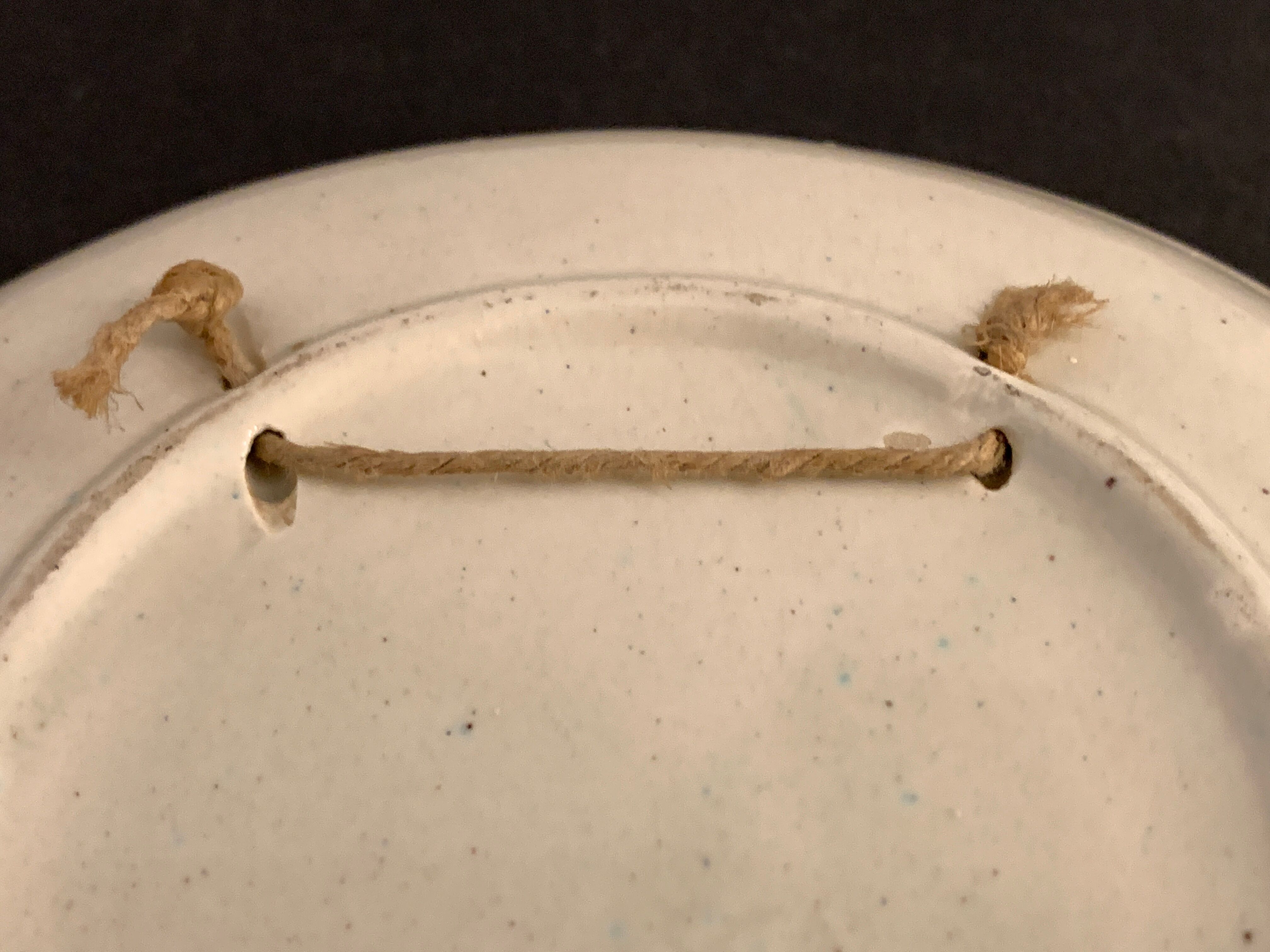 Ceramic trinket bowl Italian numbered, Alessio Tasca, mid Century