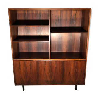 Scandinavian bookcase in the 1960s rosewood
