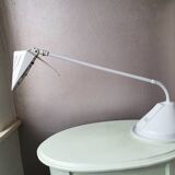 Vrieland white metal vintage desk lamp