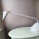 Vrieland white metal vintage desk lamp
