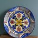 Hand painted decorative wall plate, Spain