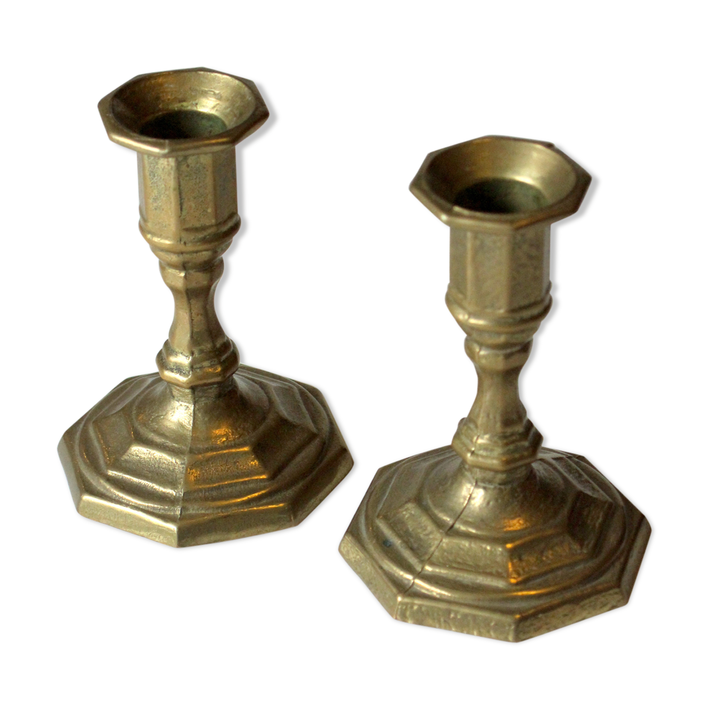 Pair of  nice brass candle holder