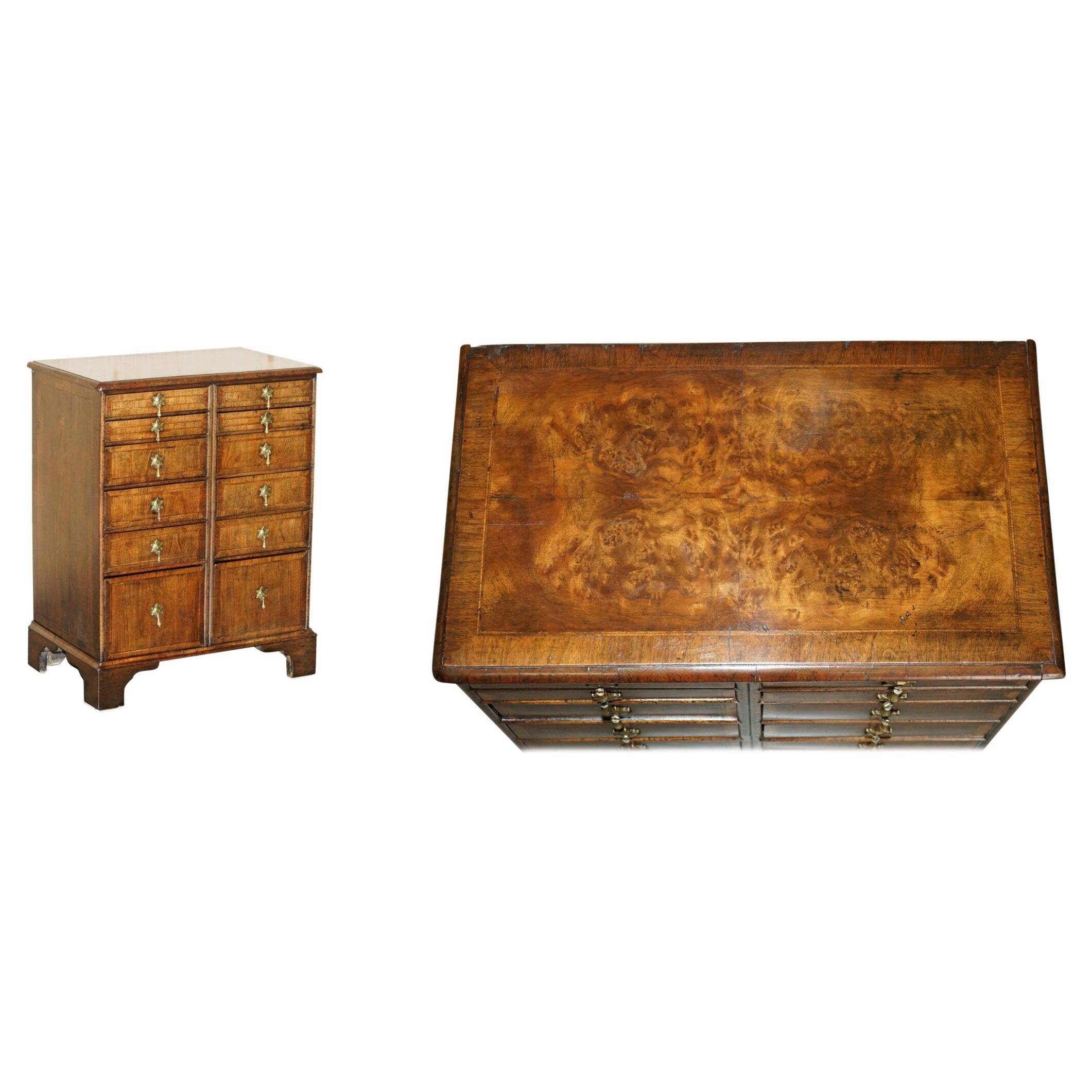 Burr Walnut Commode George III circa 1760