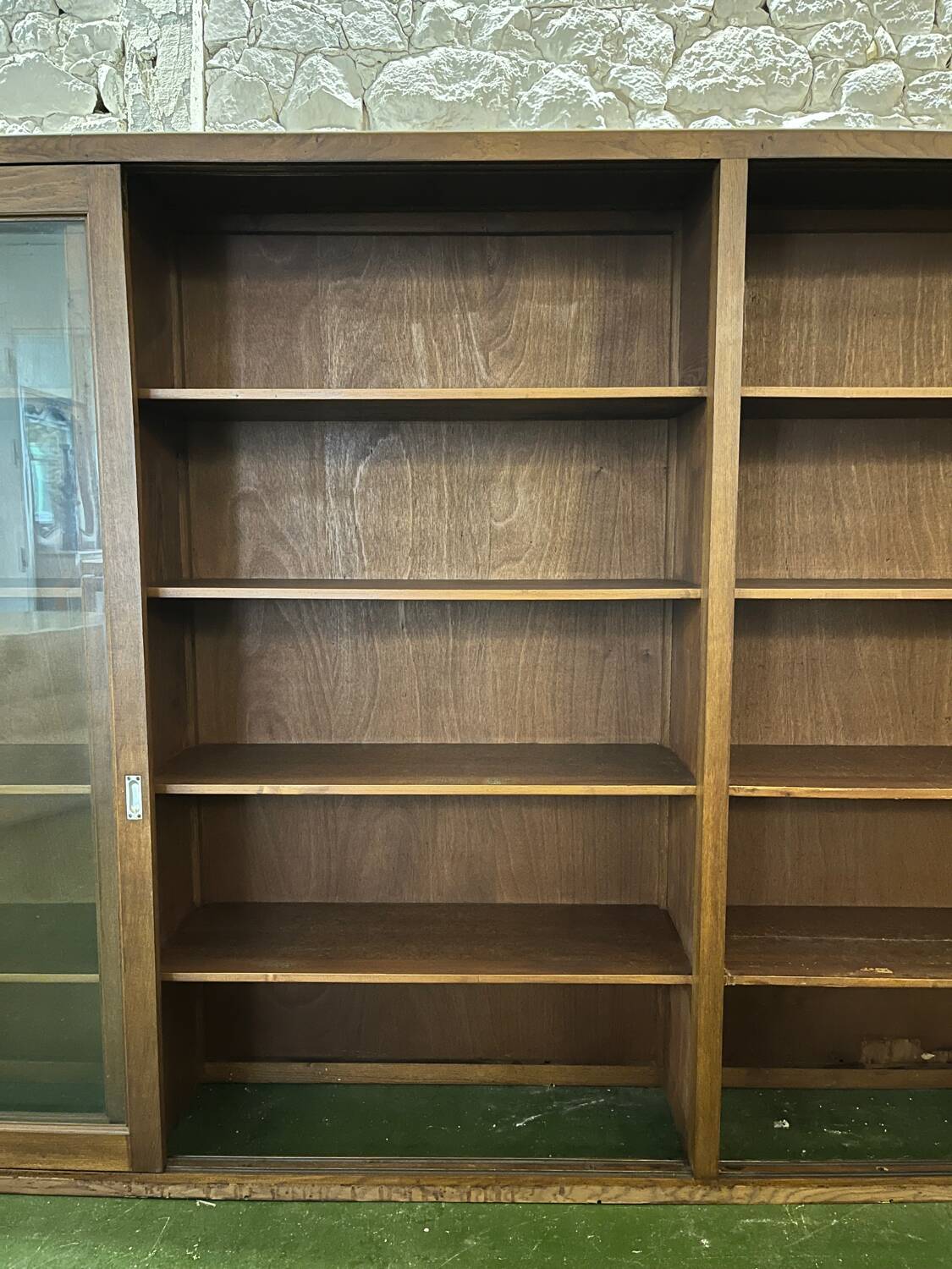 Large glass library