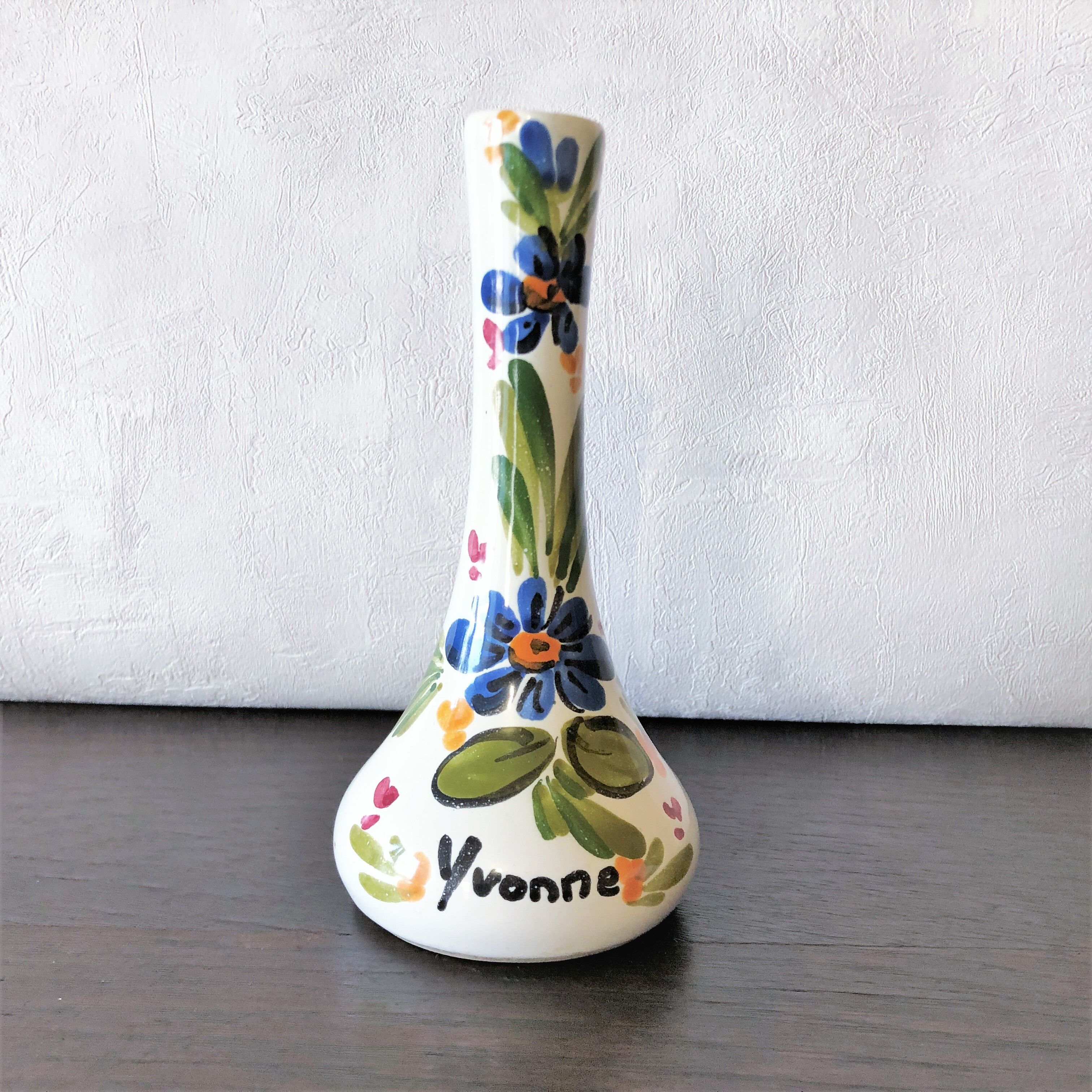 Handmade soliflore vase Saint Alban France