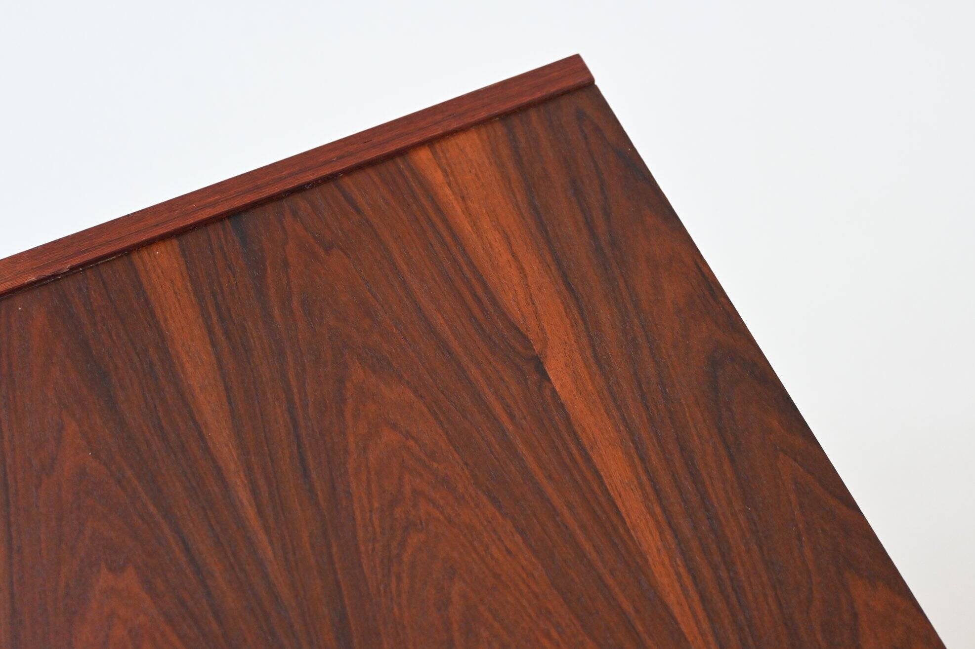 Pair of IB Kofod-Larsen cabinets in rosewood, Faarup, Denmark 1960.