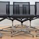 Suite de 6 chaises de bureau Stick Chair, ICF