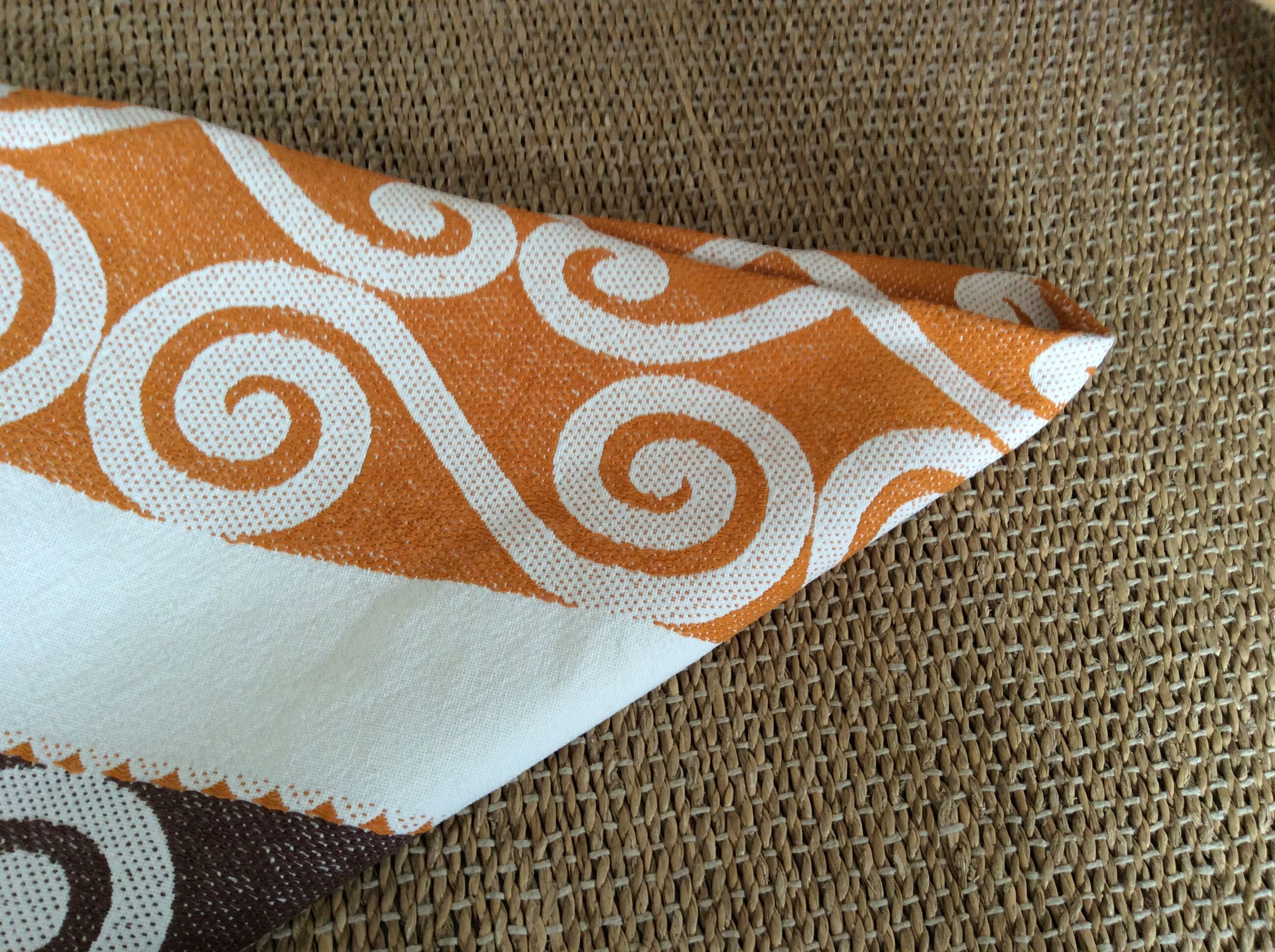 Vintage round tablecloth