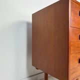 Commode secrétaire en teck danois vintage des années 1960 par Børge Mogensen