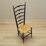 Chaise en hêtre par Gio Ponti pour Chiavari, Italie années 1950