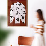 Wall poster with white bird