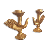 Brons goldplate bird
