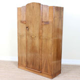 Walnut wardrobe art deco period