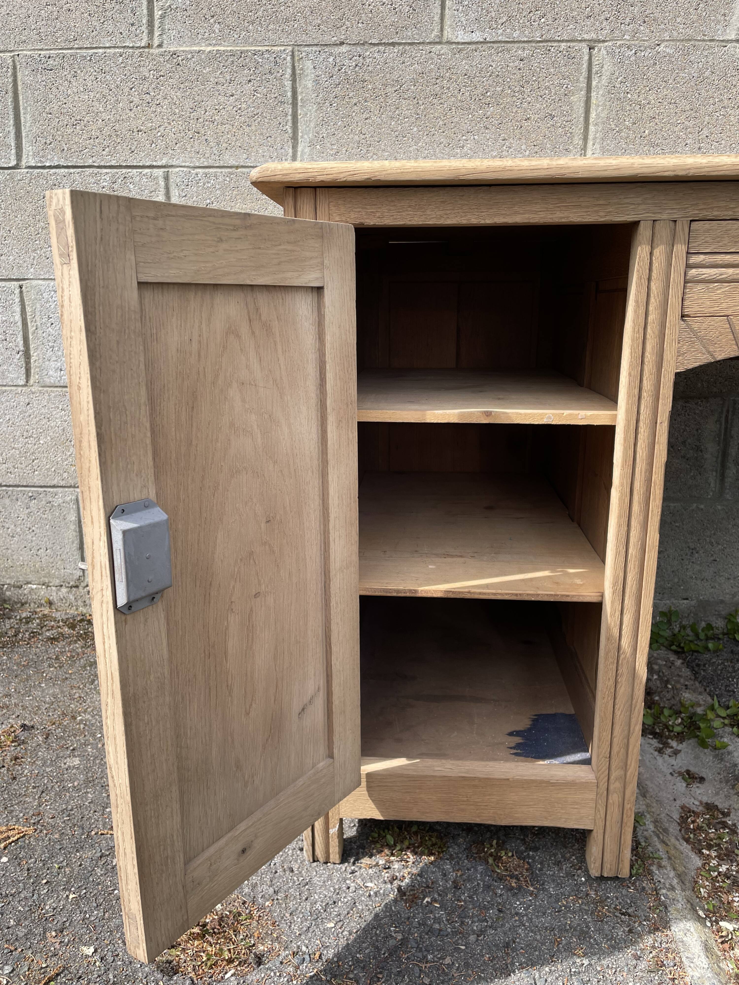 Art Deco children's desk in solid wood