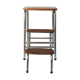 Vintage chrome foot ladder and formica coating