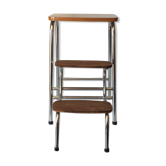 Vintage chrome foot ladder and formica coating