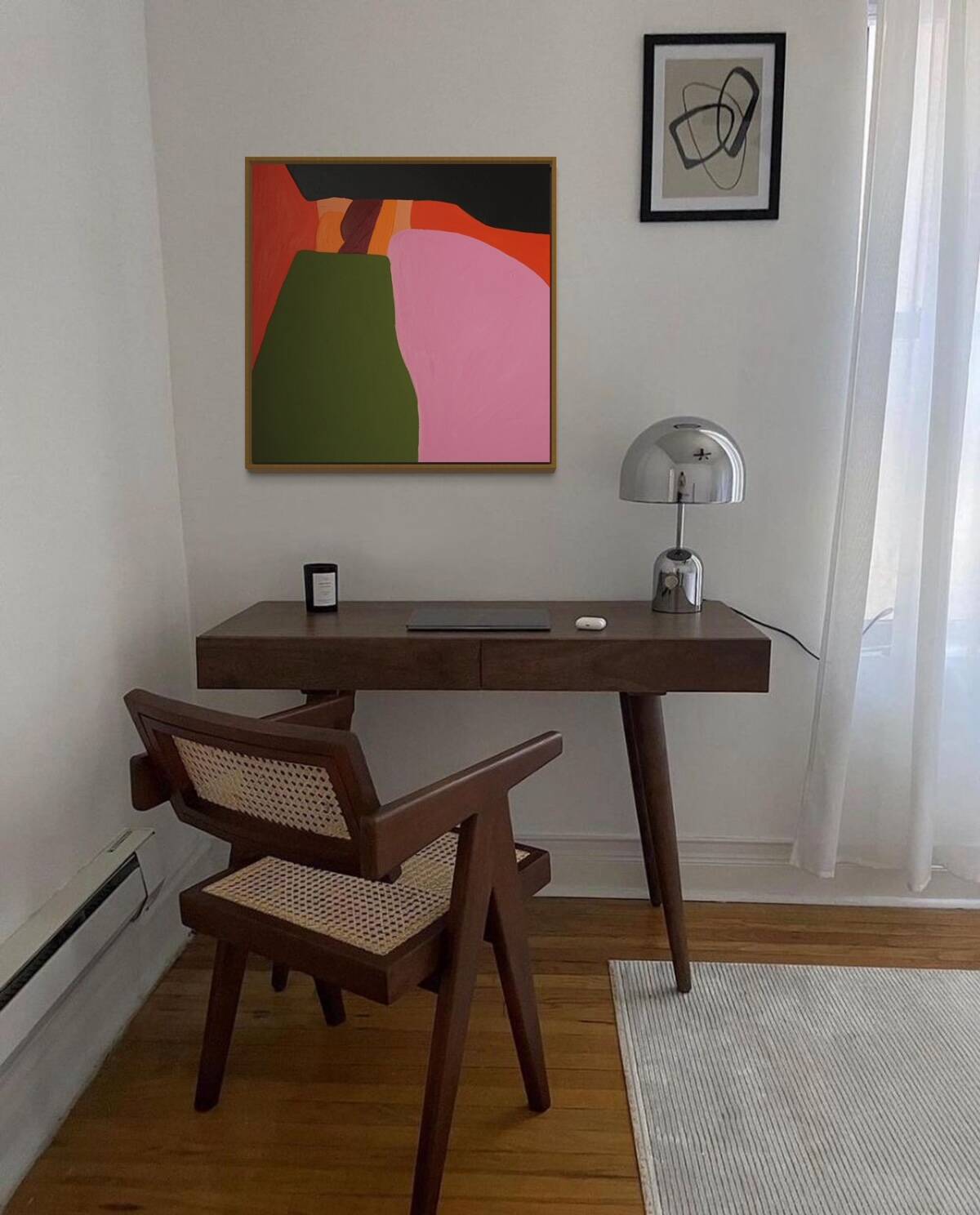 Original painting Orange composition CC 05 by Bodasca