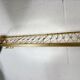 Vintage 'gold' wall coat rack