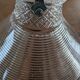 Vintage glass pendant lamp Westinghouse XIXth