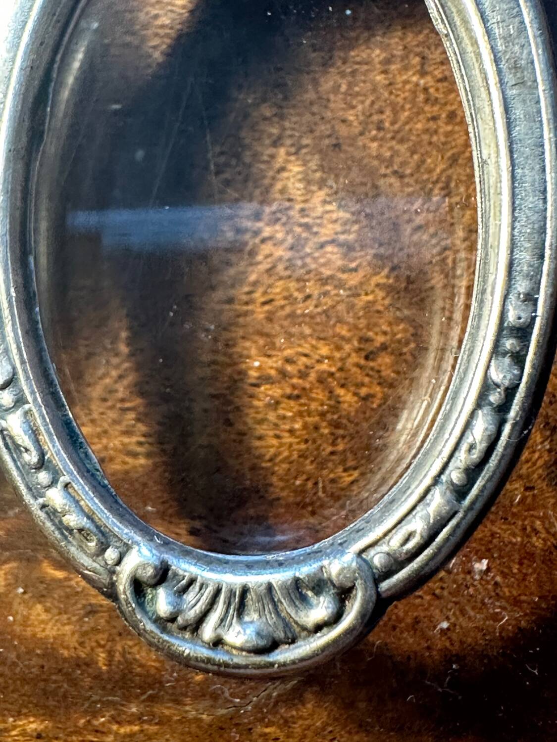 Pair of Antique Silver Grape Scissors