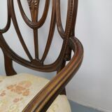 George III Mahogany armchair attributed to William and John Linnell circa 1775