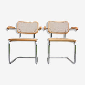 2 armchairs B 64 Marcel Breuer made in Italy