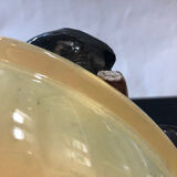 Paris ceramic dish with slip decoration, by Suzy Coste