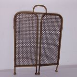 Vintage Fire Screen Brass 1950-60