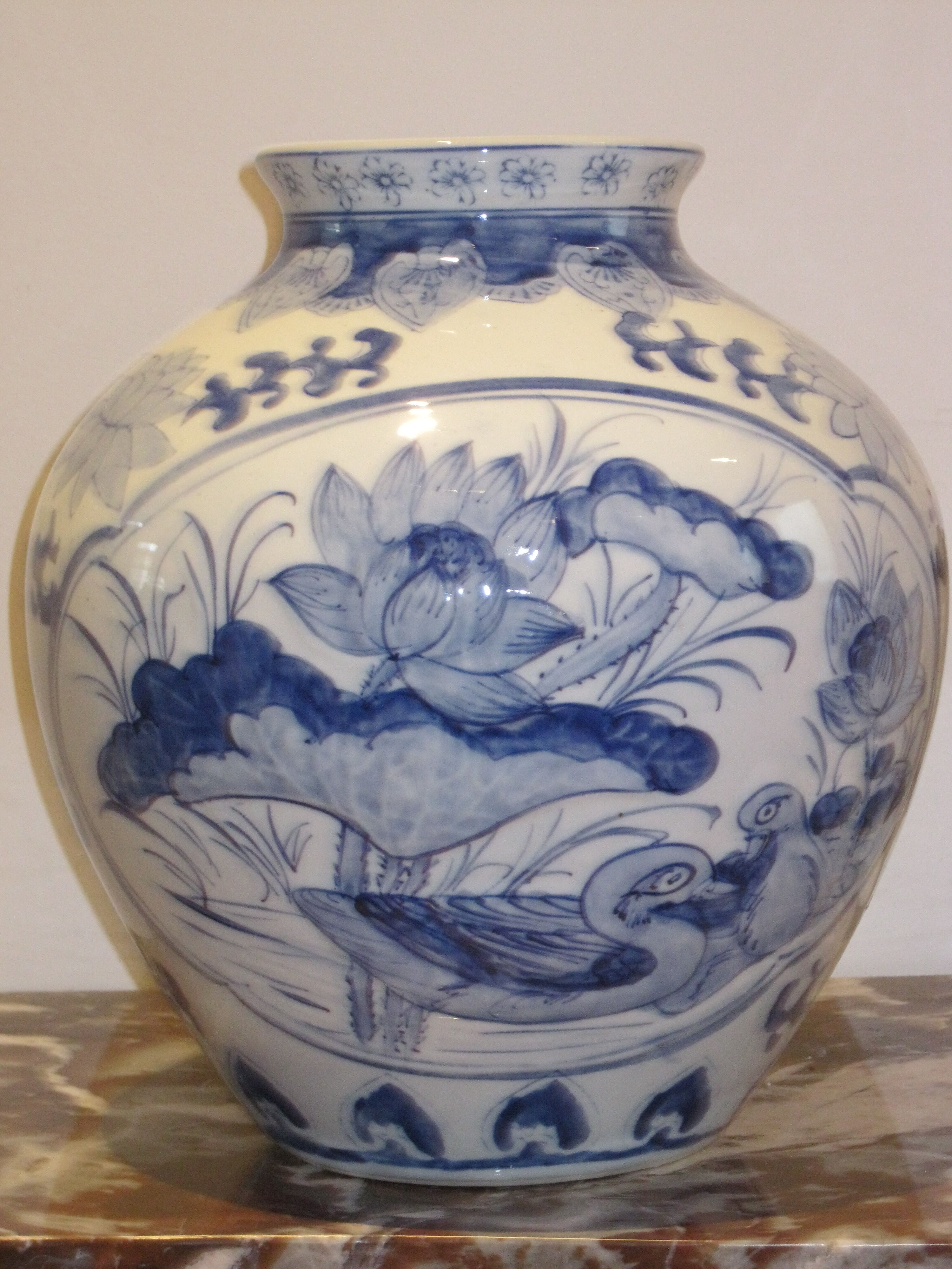 Asia blue vase