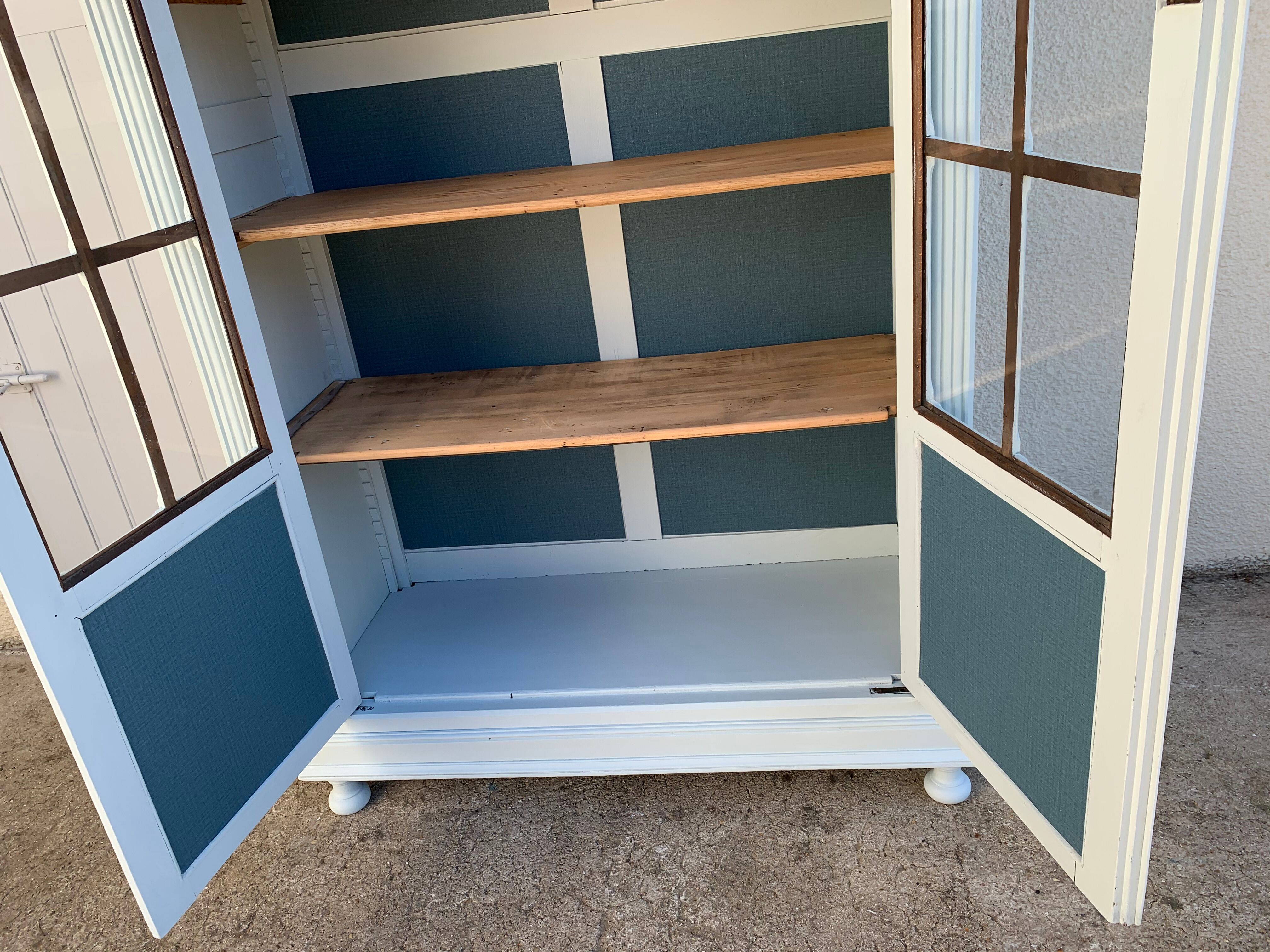 Glass-glazed Parisian wardrobe 1920