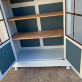 Glass-glazed Parisian wardrobe 1920