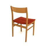 Set of 4 Scandinavian oak chairs, Sweden, 1960