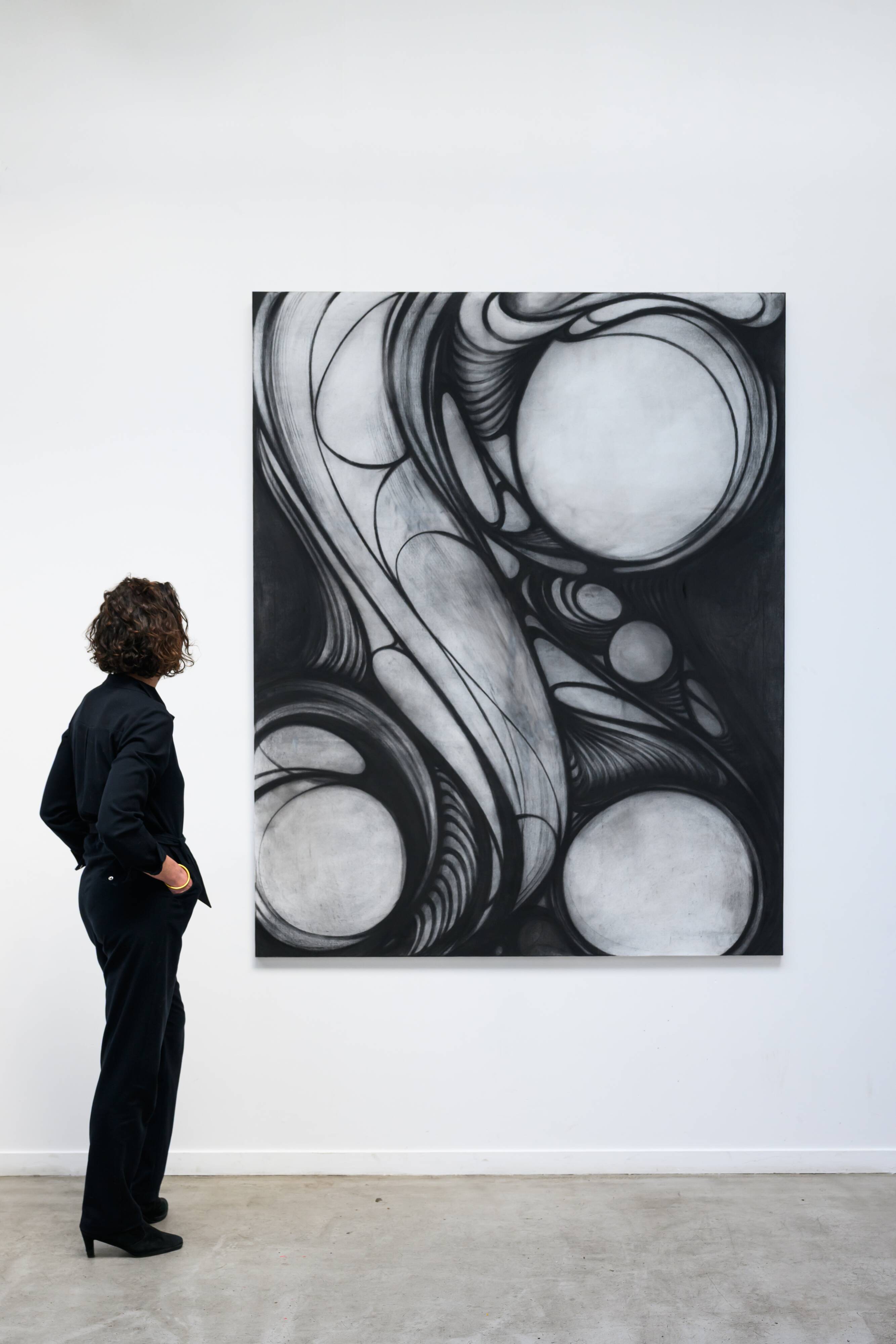 "Shape of femininity" Contemporary painting Harrison Prignet