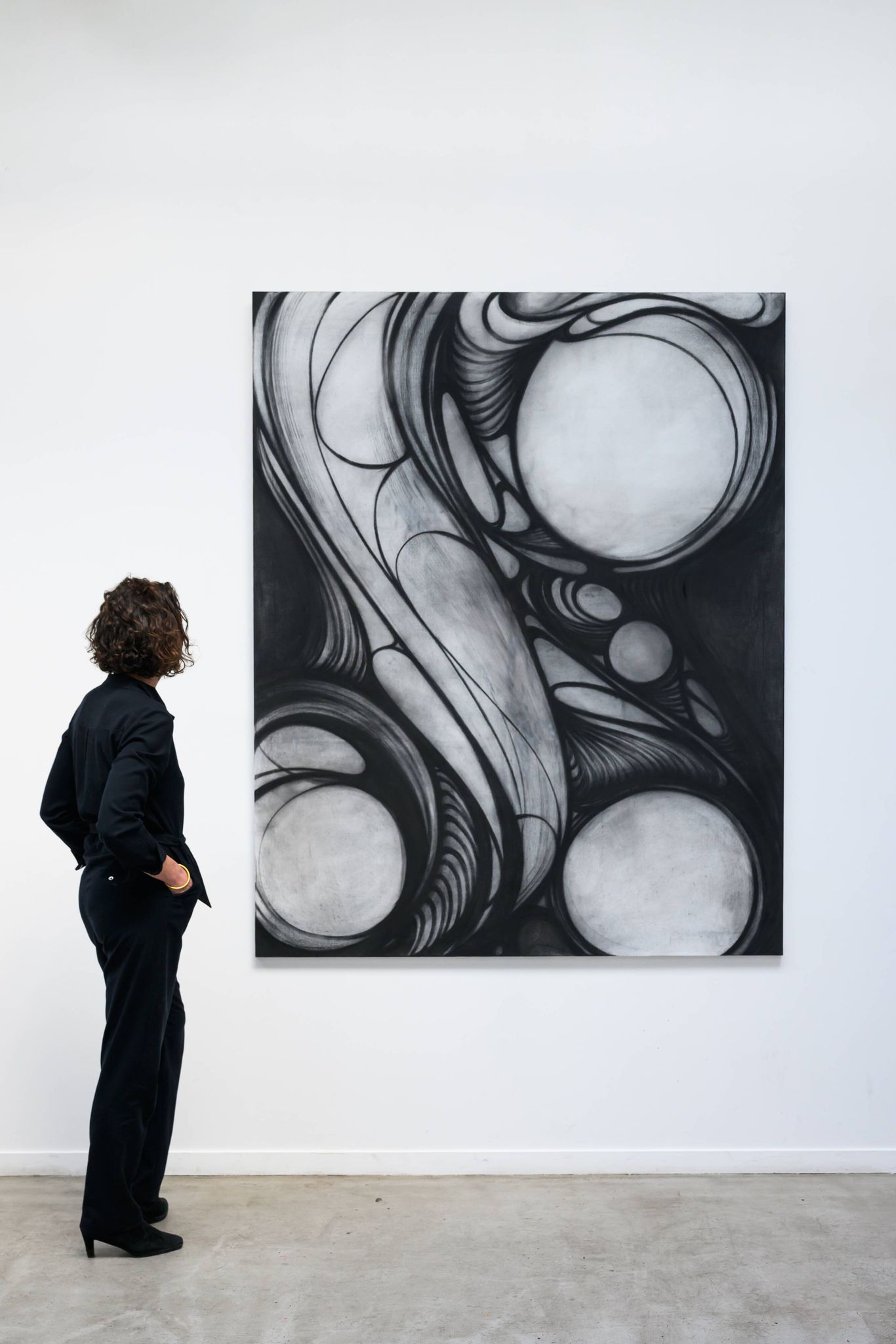 "Shape of femininity" Contemporary painting Harrison Prignet