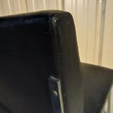 Driver skaï black armchair