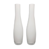 Paire de vases par Dogi dans le verre de Murano années 1970