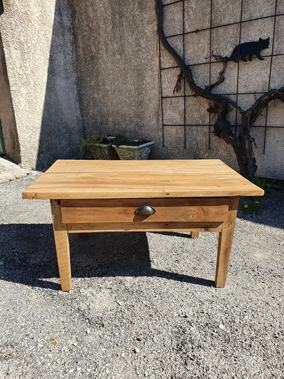 Walnut coffee table