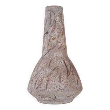 Ceramic boho vase, German design, 1960s, made in Germany